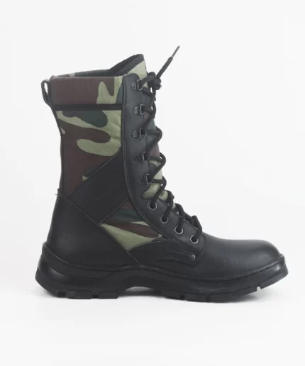 Bottes en cuir avec motif Camouflage - BOTT-0062 - Argumo