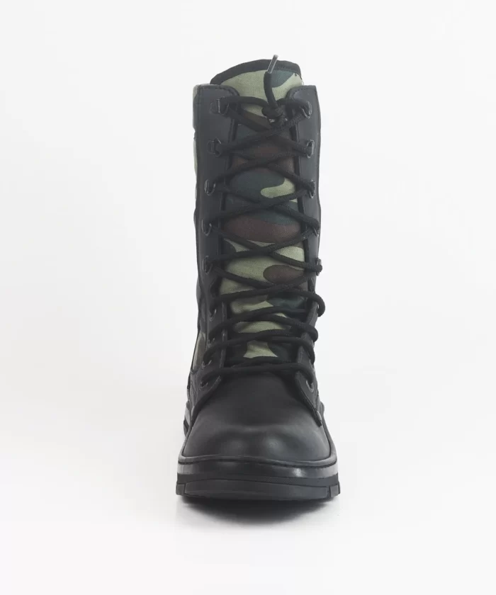 Bottes en cuir avec motif Camouflage - BOTT-0062 - Argumo